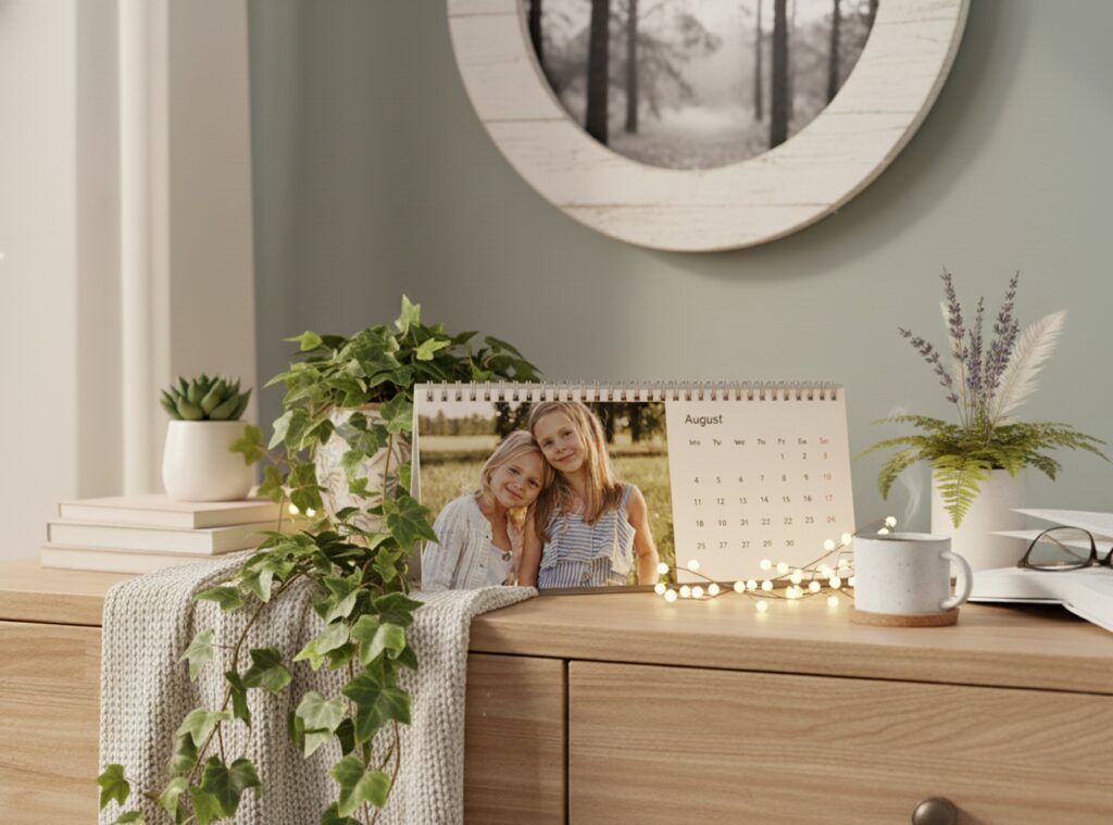 Haz tu propio calendario de mesa 2026: ¡así de fácil!